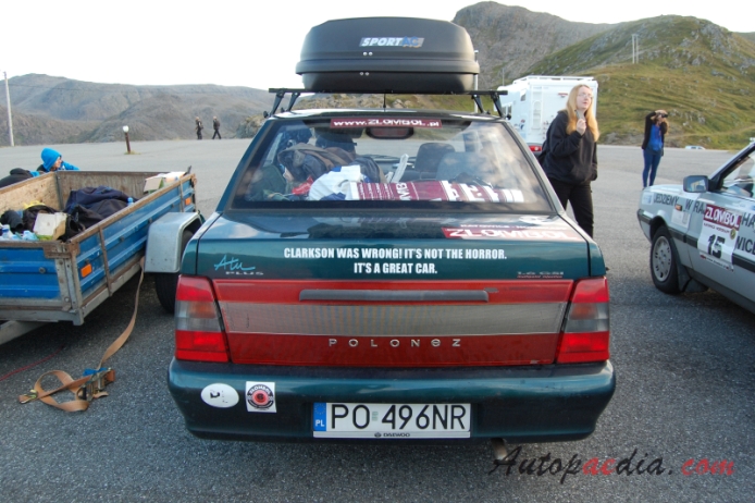 FSO Polonez MR97 (Plus) 1997-2002 (1.6GLI Atu Plus sedan 4d 1.6 GLI), rear view
