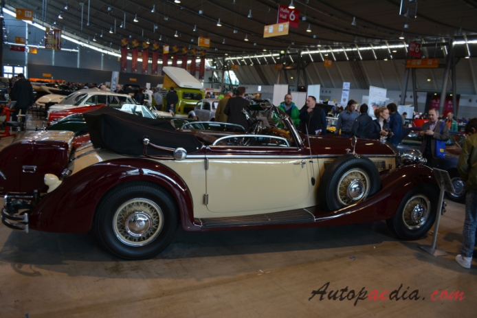 Horch 853 A 1937-1940 (1938 cabriolet 2d), prawy bok