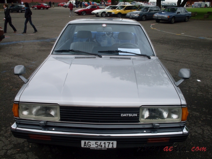 Nissan (Datsun) Bluebird 7th generation (Bluebird 910) 1979-1986 (1981 180 SSS hardtop 2d), front view