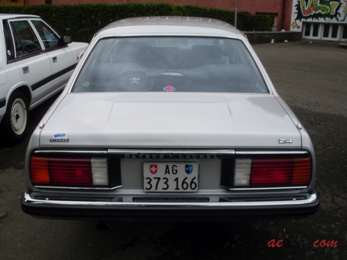 Nissan (Datsun) Laurel 3. generacja (C230) 1977-1980 (1981 2.4L sedan 4d), tył