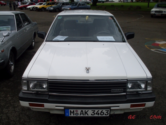 Nissan (Datsun) Laurel 5th generation (C32) 1984-1989 (1986 2.4L), front view