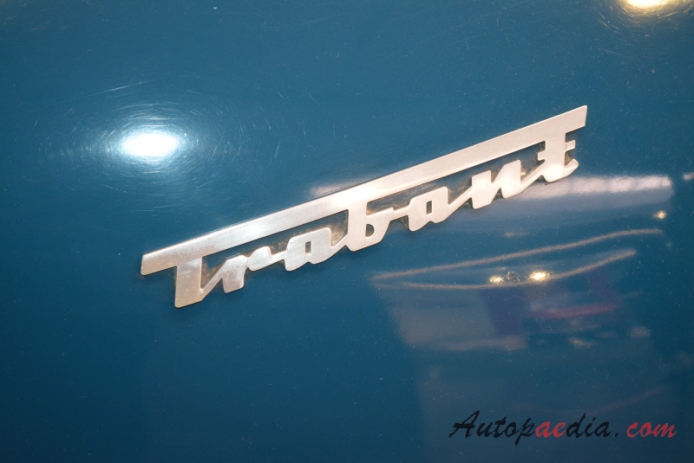 Trabant P50 1957-1962 (1958 limuzyna 2d), emblemat tył 
