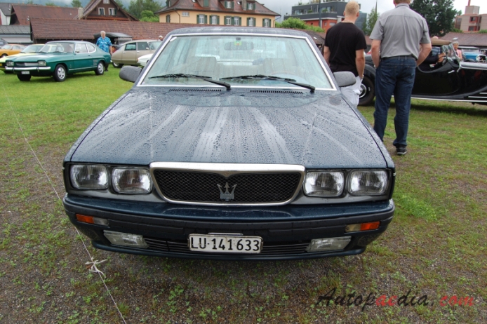 Maserati Biturbo 1981-1994 (1987-1990 430 sedan 4d), front ...